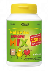 MULTIVITA JUNIORI MIX MONIVITAMIINI KAMPANJAPAKKAUS 250 PURUTABL