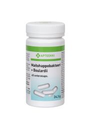 APTEEKKI Maitohappobakteeri+Boulardii 60 enterokaps
