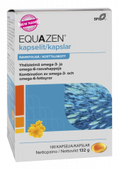EQUAZEN RASVAHAPPOVALMISTE KAPSELI PURKKI 180 KPL