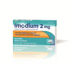 IMODIUM 2 mg tabl, suussa hajoava 12 fol