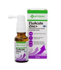 Apteekki FluAcute Zinc+ mustaherukka 20 ml