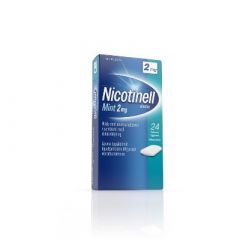 NICOTINELL MINT 2 mg lääkepurukumi 24 fol