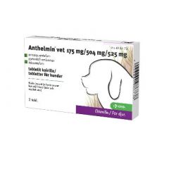ANTHELMIN VET 175/504/525 mg tabl 2 fol