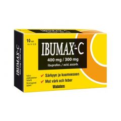 IBUMAX-C 400/300 mg tabl, kalvopääll 10 fol